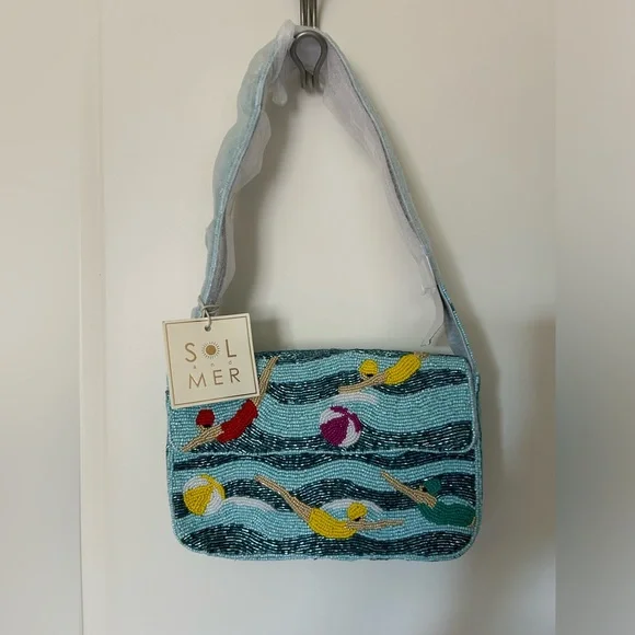 Viral Sol and Mer Swimmer Beaded Bag